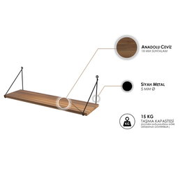 Hanah Home Armoni - Walnut